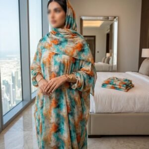 إسدال مشجر ألوان صيفية مبهجة - دراريع بيت مريحة وعصرية